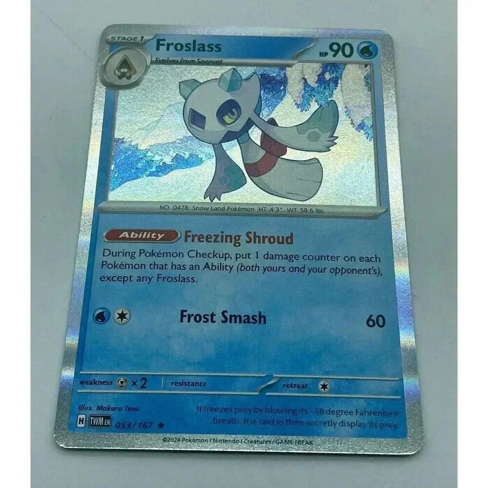 Froslass 053/167 S‎ & V Twilight Masquerade Rare Pokemon TCG Holo Mint Unplayed